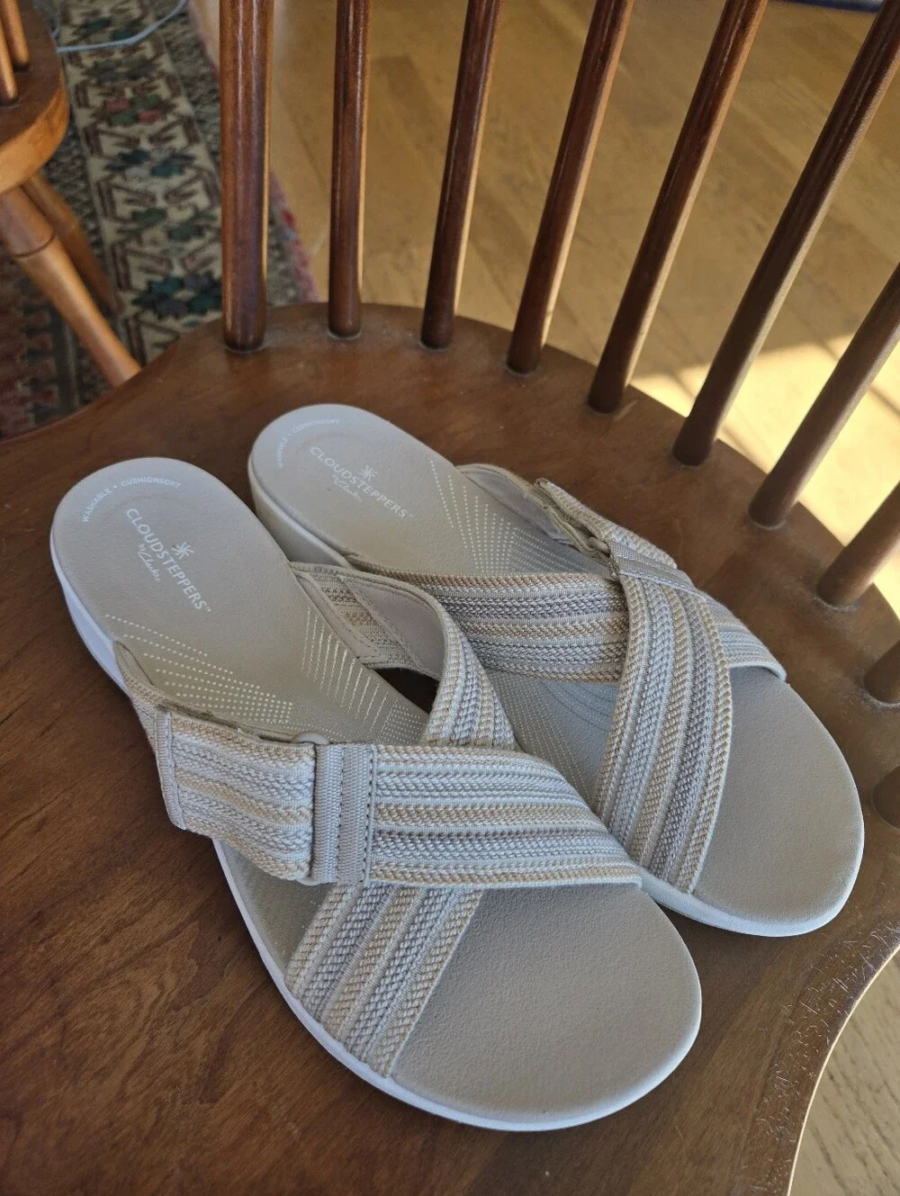 Cloudsteppers By Clarks Beige Sandals